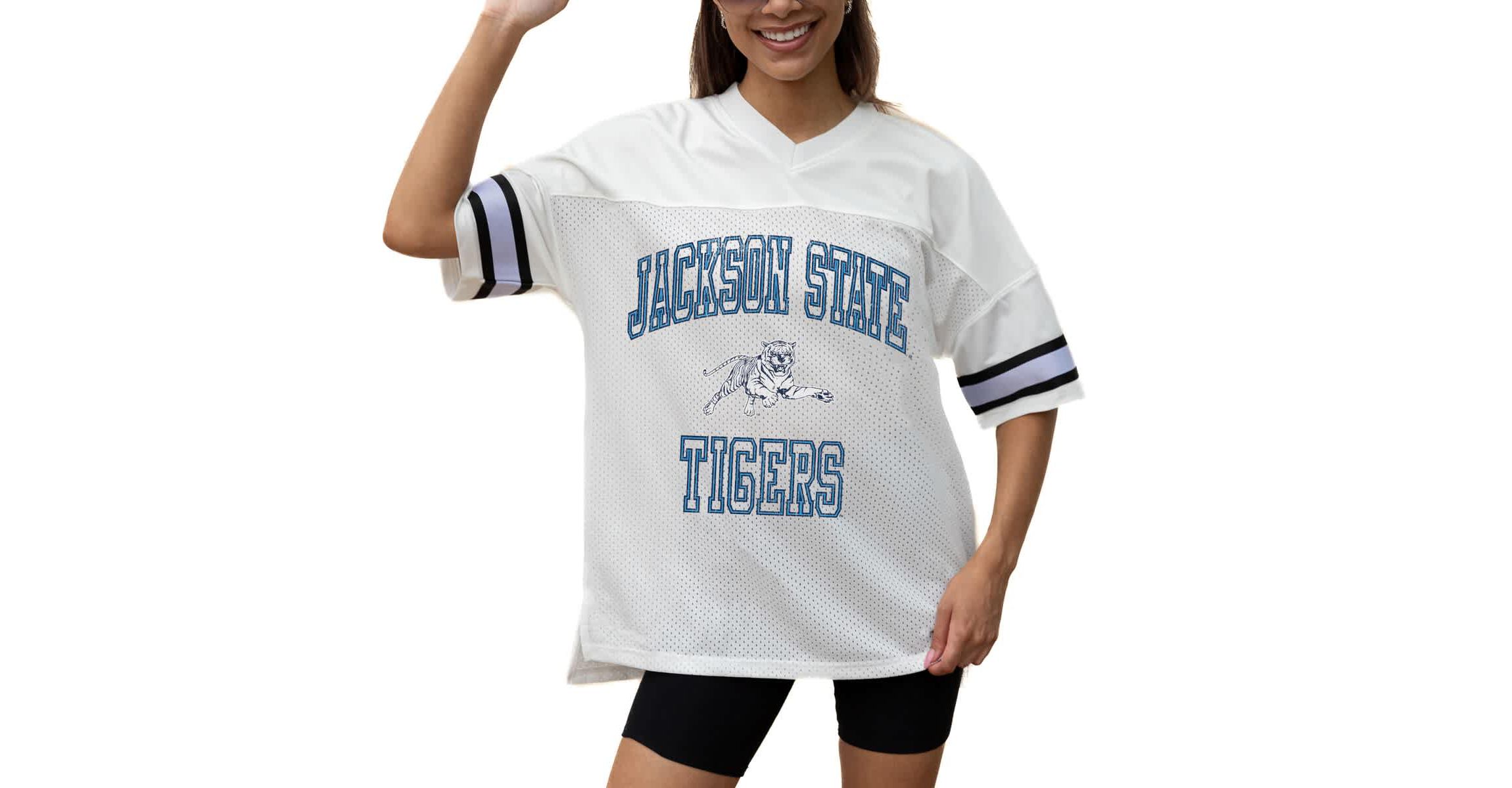 NCAA Jackson State Tigers Iconic Oversized Fashion Jersey