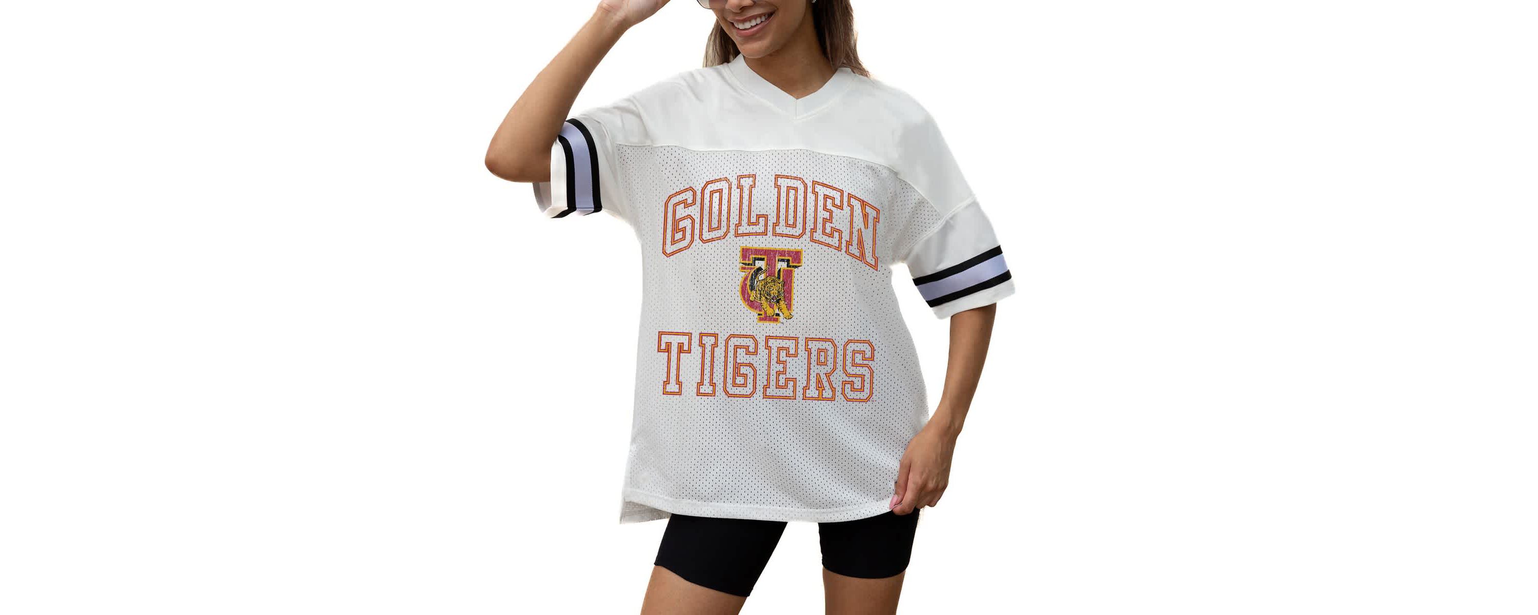 NCAA Tuskegee Golden Tigers Iconic Oversized Fashion Jersey