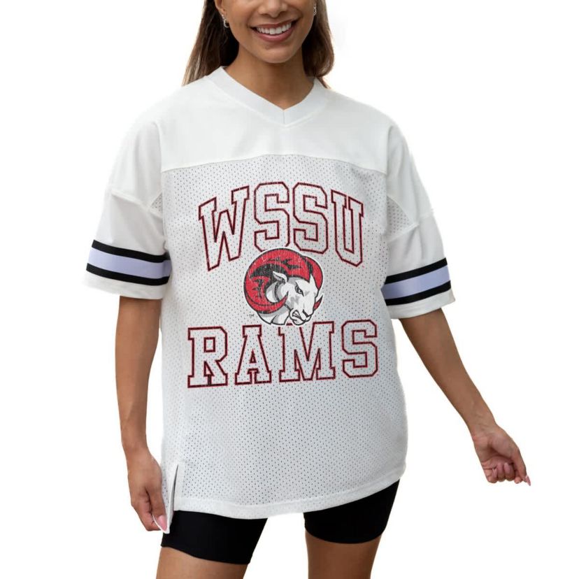 NCAA Winston-Salem State Rams Iconic Oversized Fashion Jersey