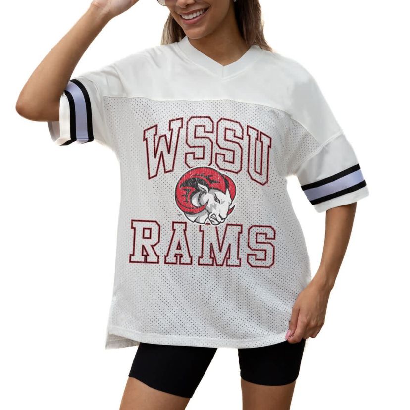 NCAA Winston-Salem State Rams Iconic Oversized Fashion Jersey