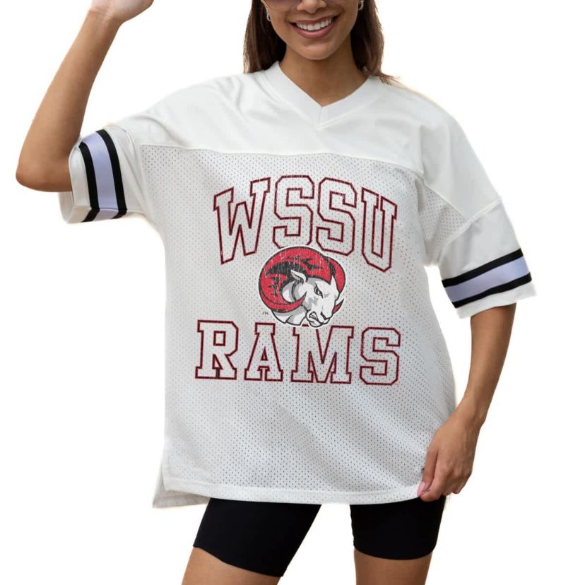NCAA Winston-Salem State Rams Iconic Oversized Fashion Jersey