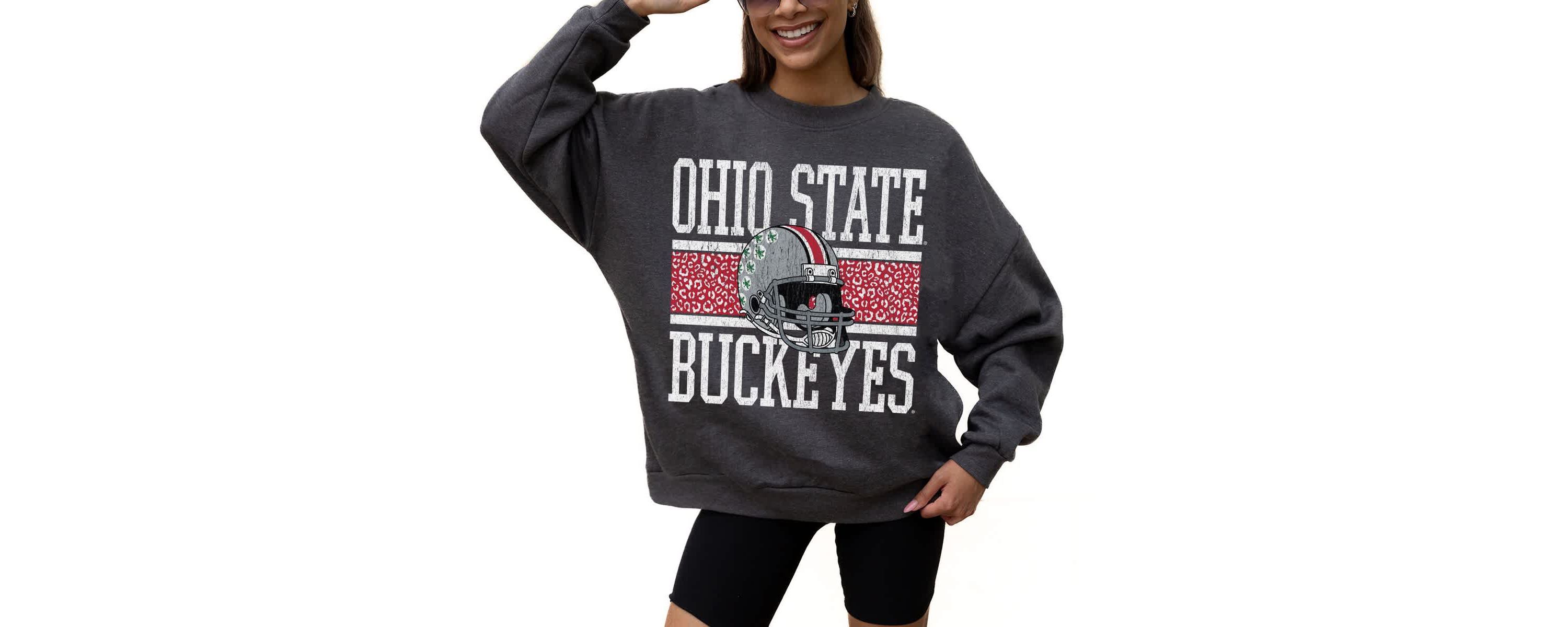 NCAA Ohio State Buckeyes Premium Fleece Pullover Sweatshirt