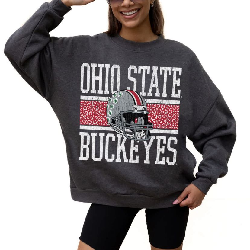 NCAA Ohio State Buckeyes Premium Fleece Pullover Sweatshirt