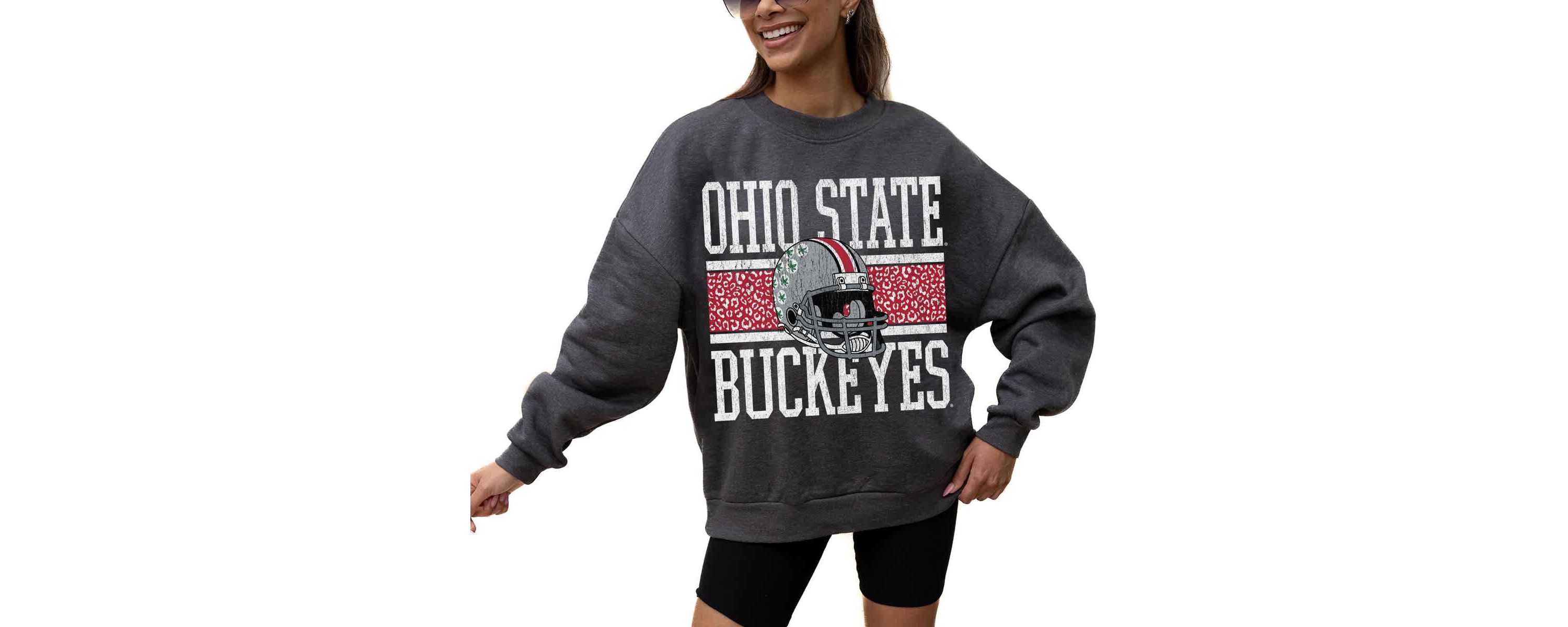 NCAA Ohio State Buckeyes Premium Fleece Pullover Sweatshirt