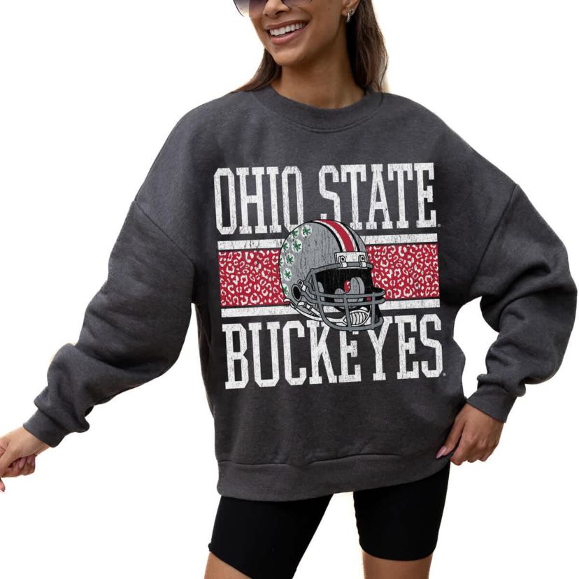 NCAA Ohio State Buckeyes Premium Fleece Pullover Sweatshirt