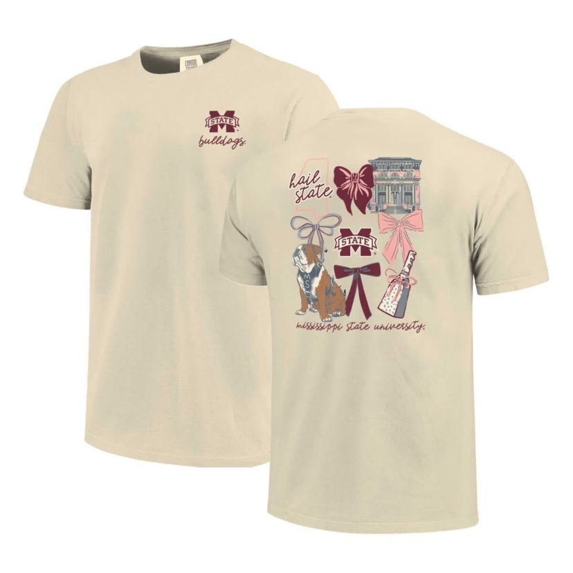 NCAA Mississippi State Bulldogs Coquette T-Shirt