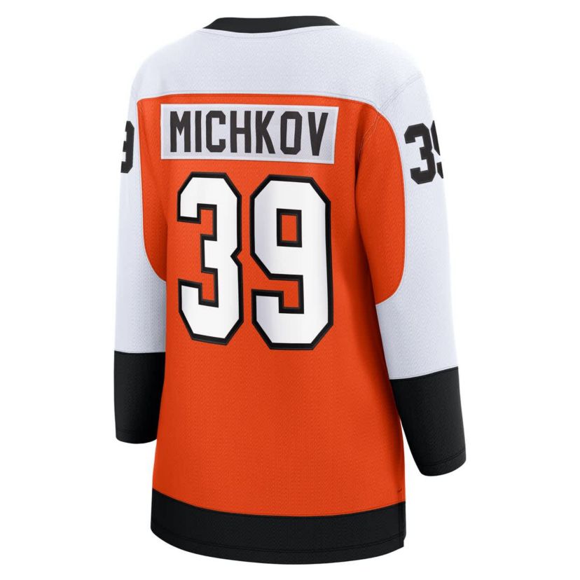 NHL Fanatics Matvei Michkov Philadelphia Flyers Home Premier Breakaway Player Jersey Breakaway Jersey