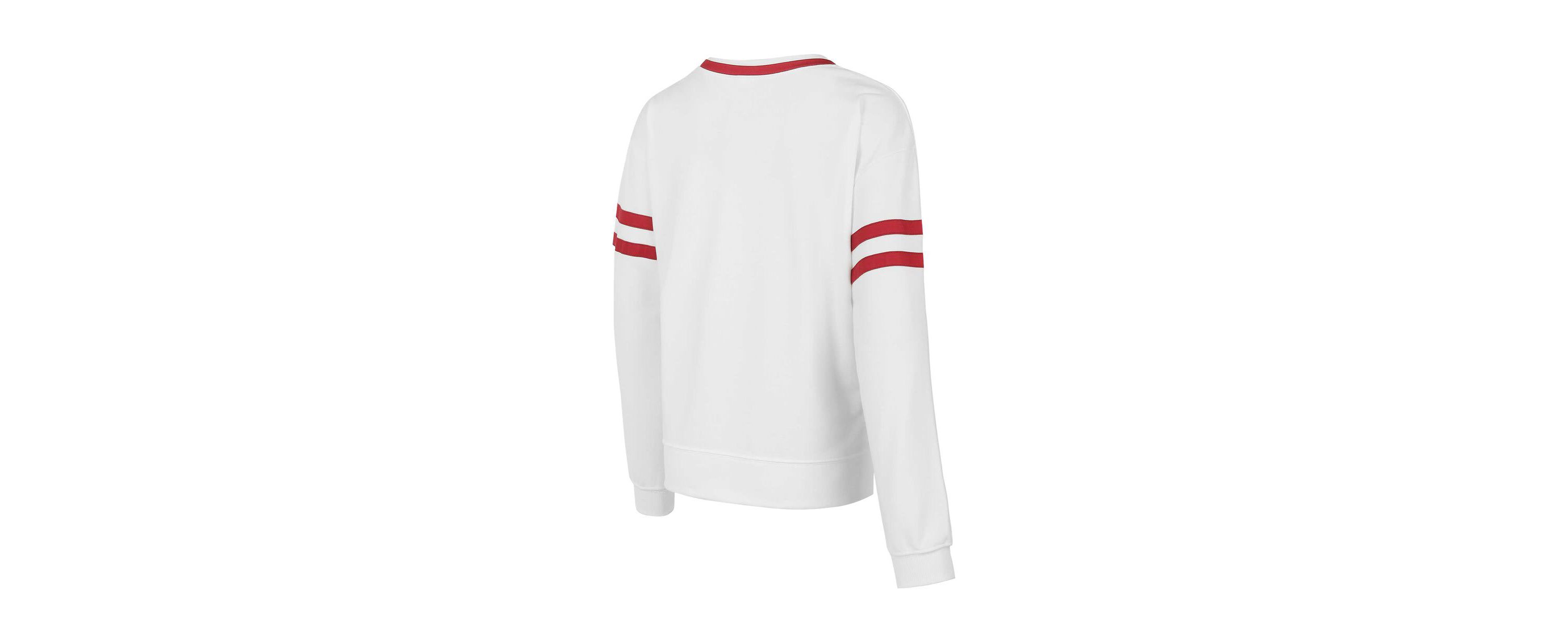 NCAA Arkansas Razorbacks Borough French Terry Arch Over Long Sleeve Top