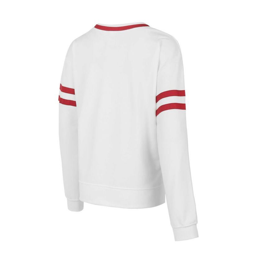 NCAA Arkansas Razorbacks Borough French Terry Arch Over Long Sleeve Top