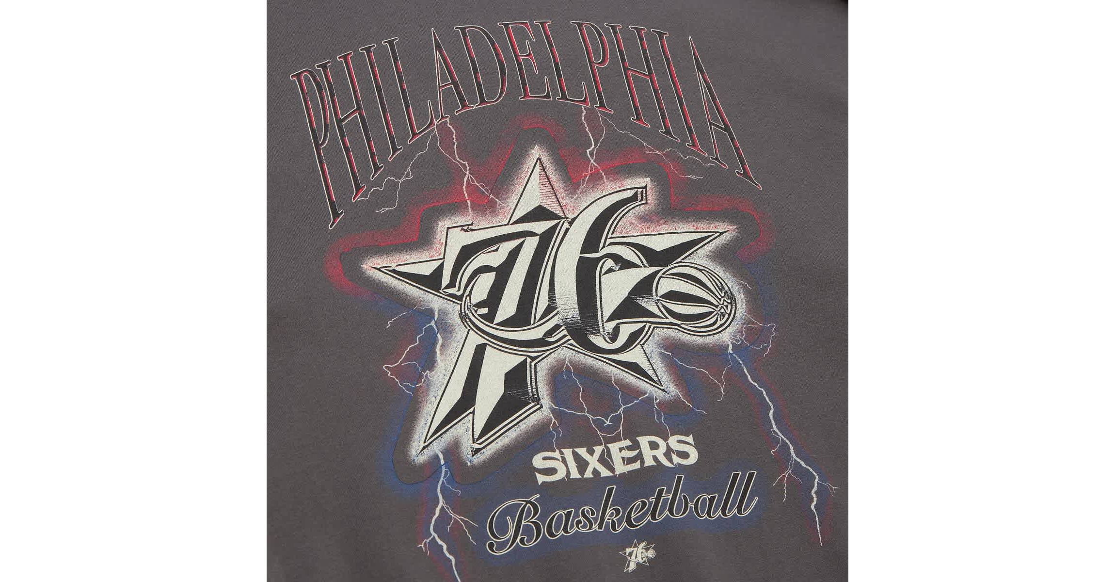 NBA Philadelphia 76ers Hardwood Classics Lightweight Pullover Sweatshirt