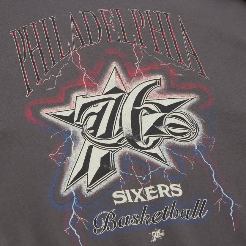 NBA Philadelphia 76ers Hardwood Classics Lightweight Pullover Sweatshirt