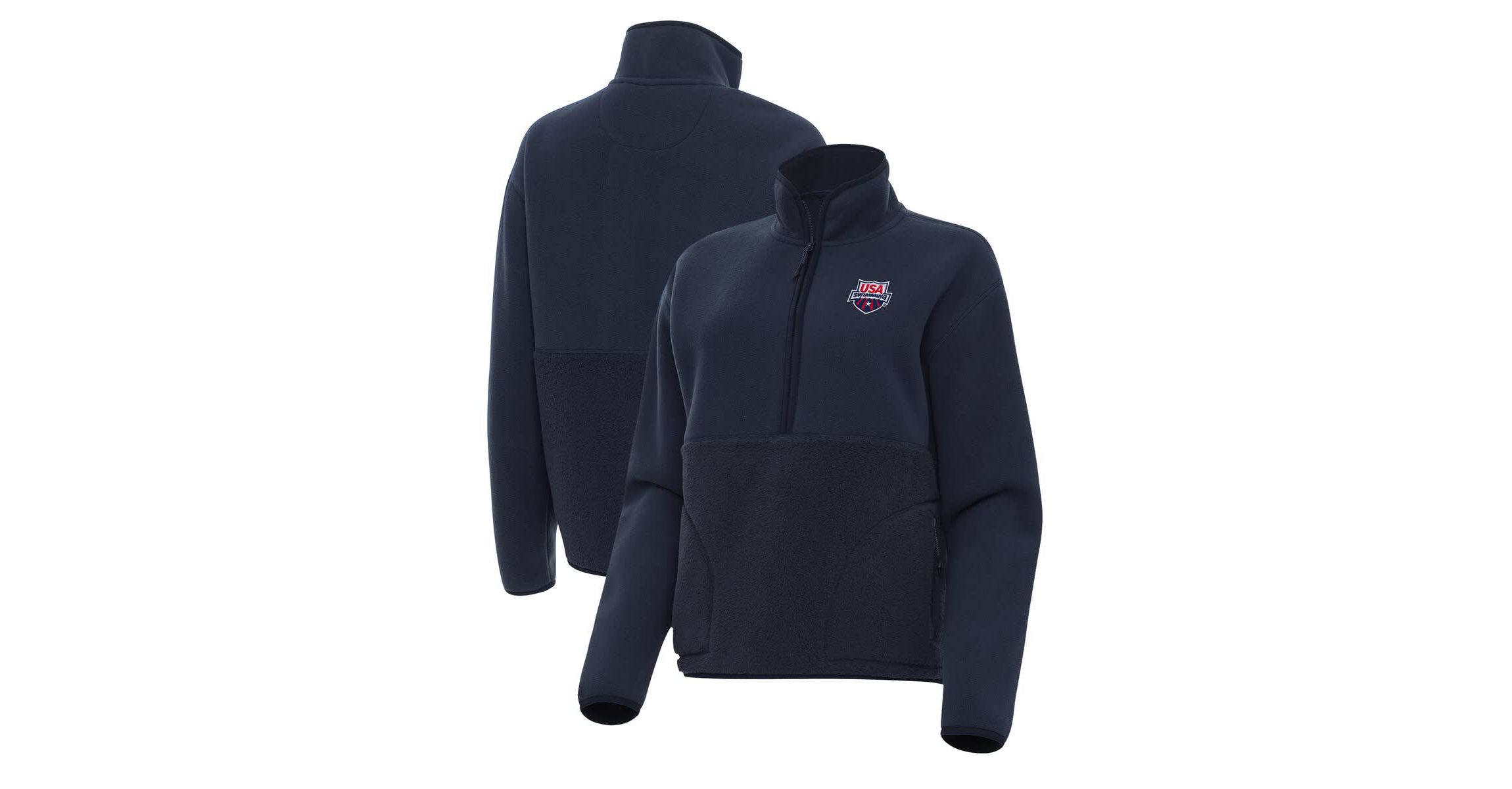 Olympics USA Swimming Figure Half-Zip Pullover Jacket