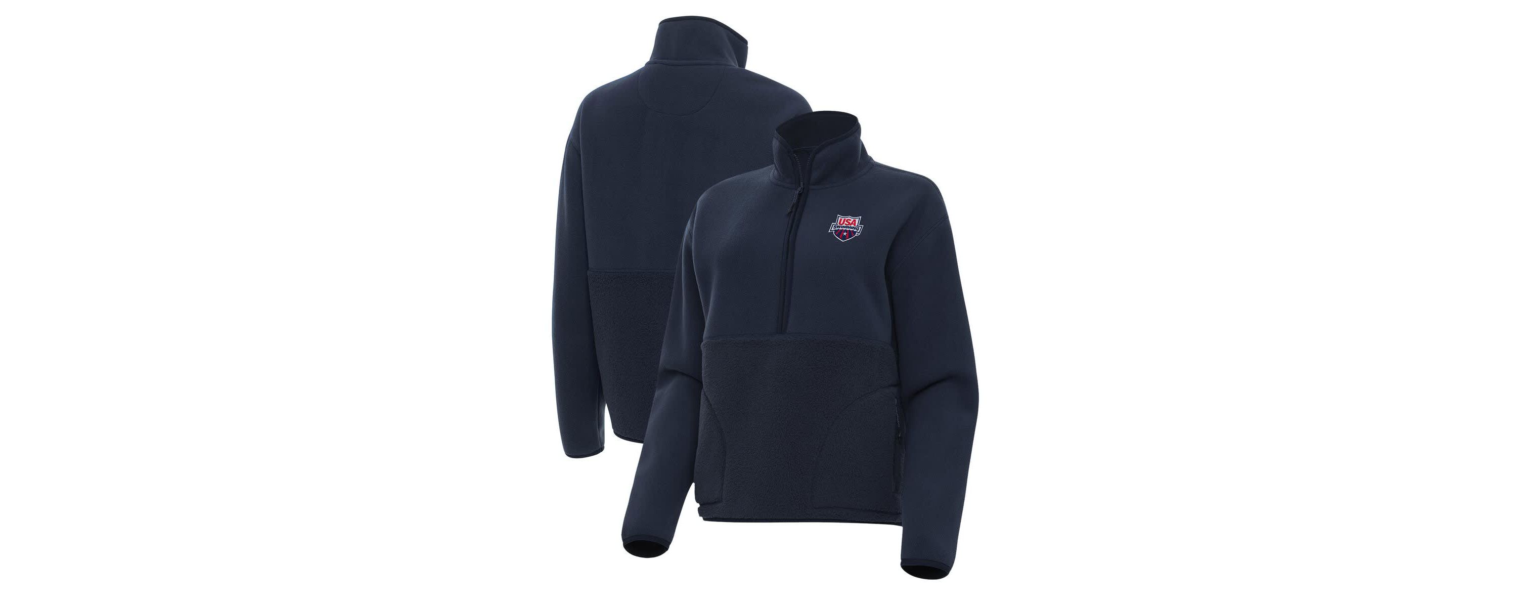 Olympics USA Swimming Figure Half-Zip Pullover Jacket