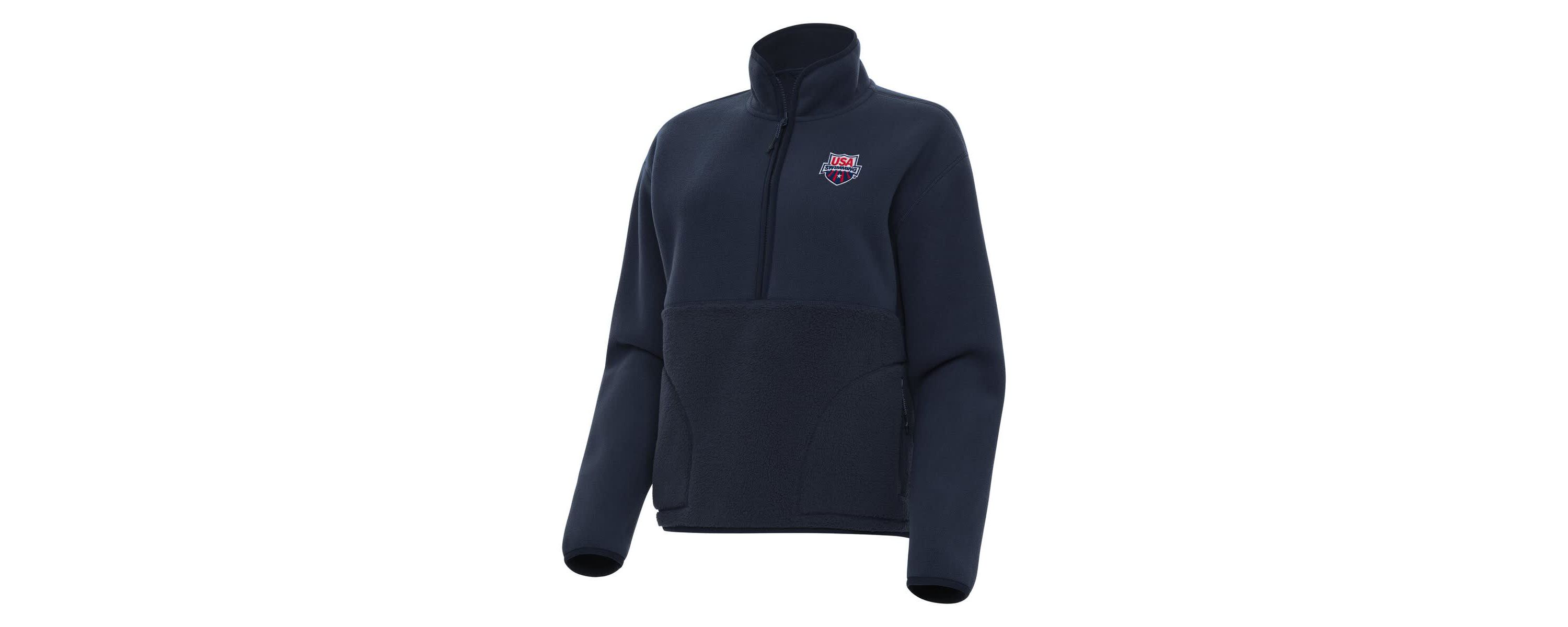Olympics USA Swimming Figure Half-Zip Pullover Jacket
