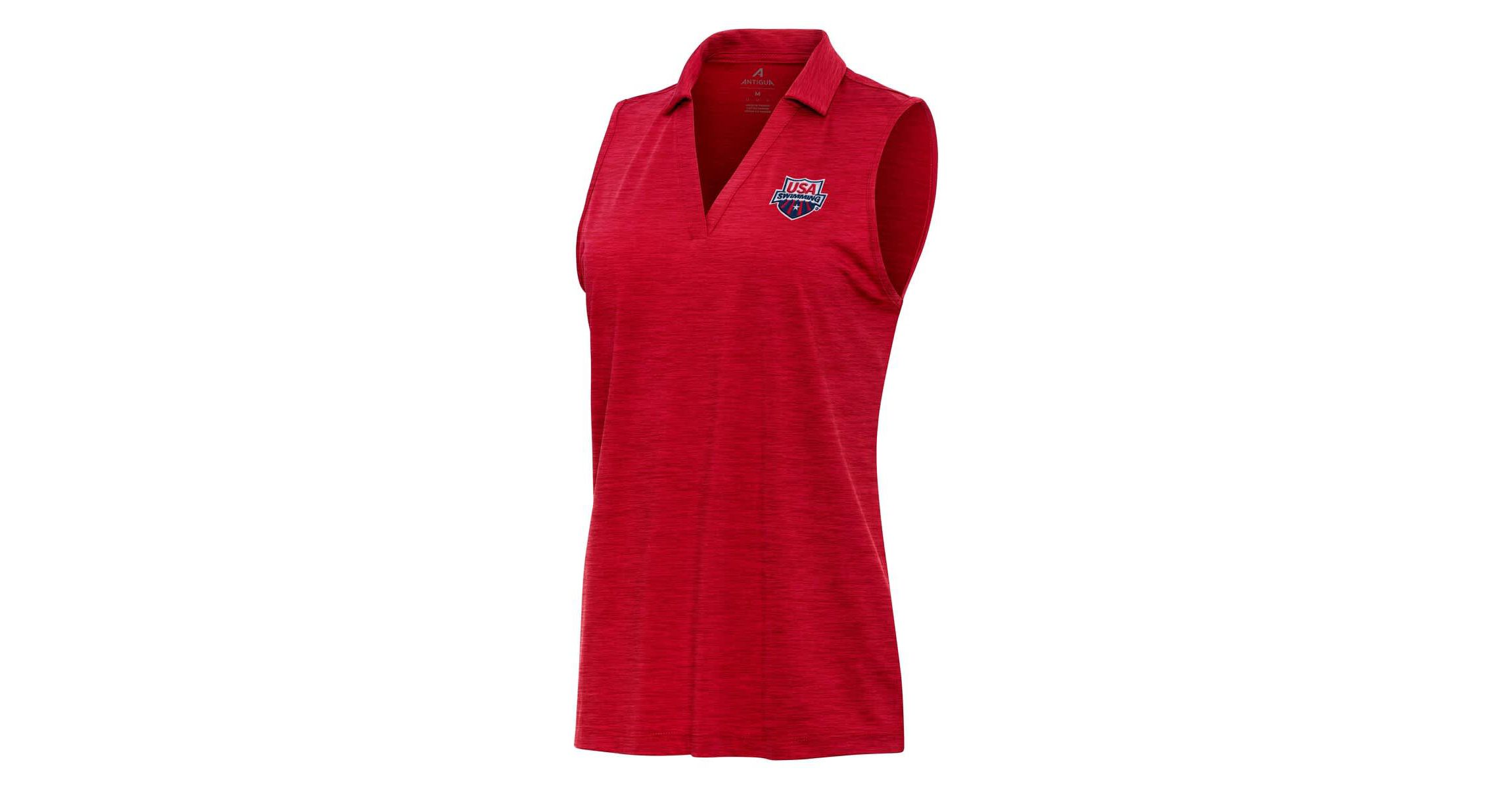 Olympics USA Swimming Layout Sleeveless Polo