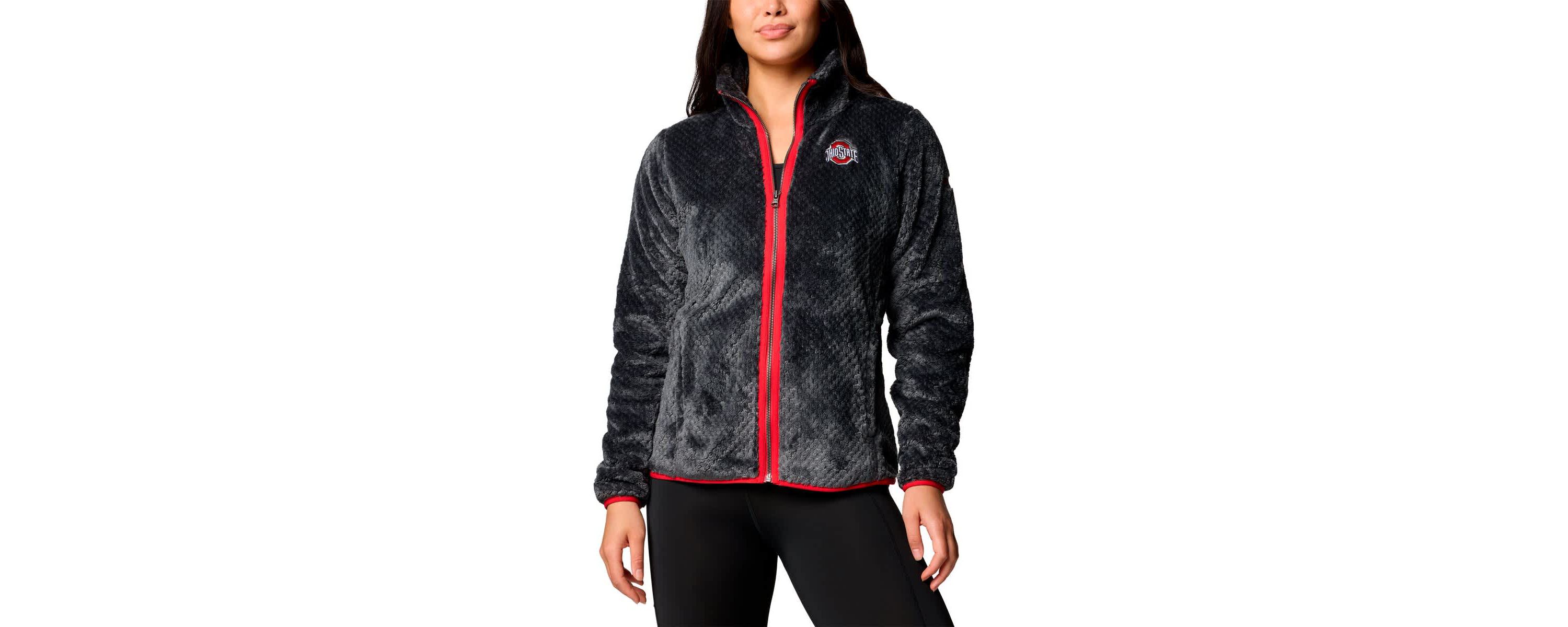 NCAA Ohio State Buckeyes Fireside II Sherpa Full-Zip Jacket