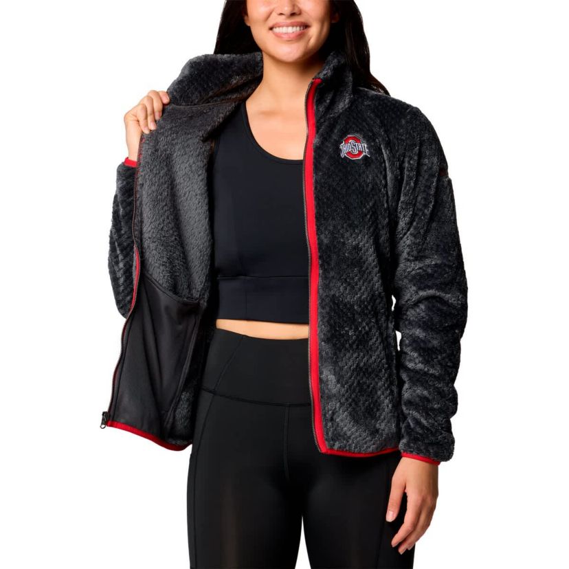 NCAA Ohio State Buckeyes Fireside II Sherpa Full-Zip Jacket