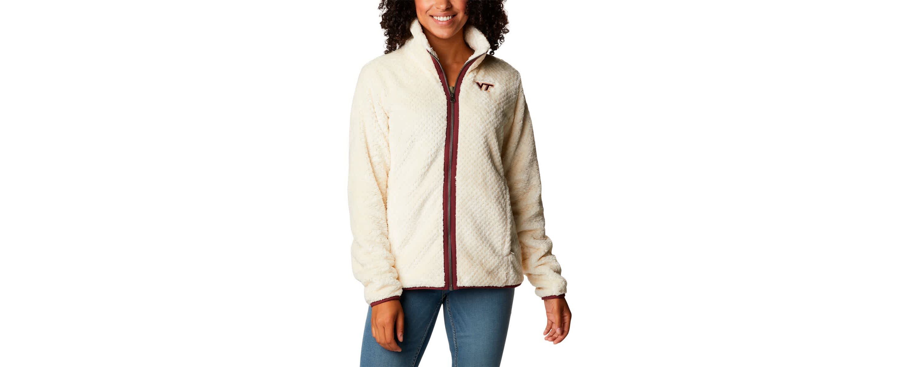 NCAA Virginia Tech Hokies Fireside II Sherpa Full-Zip Jacket