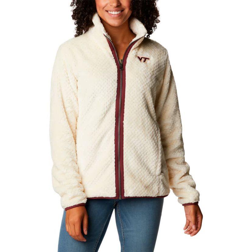 NCAA Virginia Tech Hokies Fireside II Sherpa Full-Zip Jacket