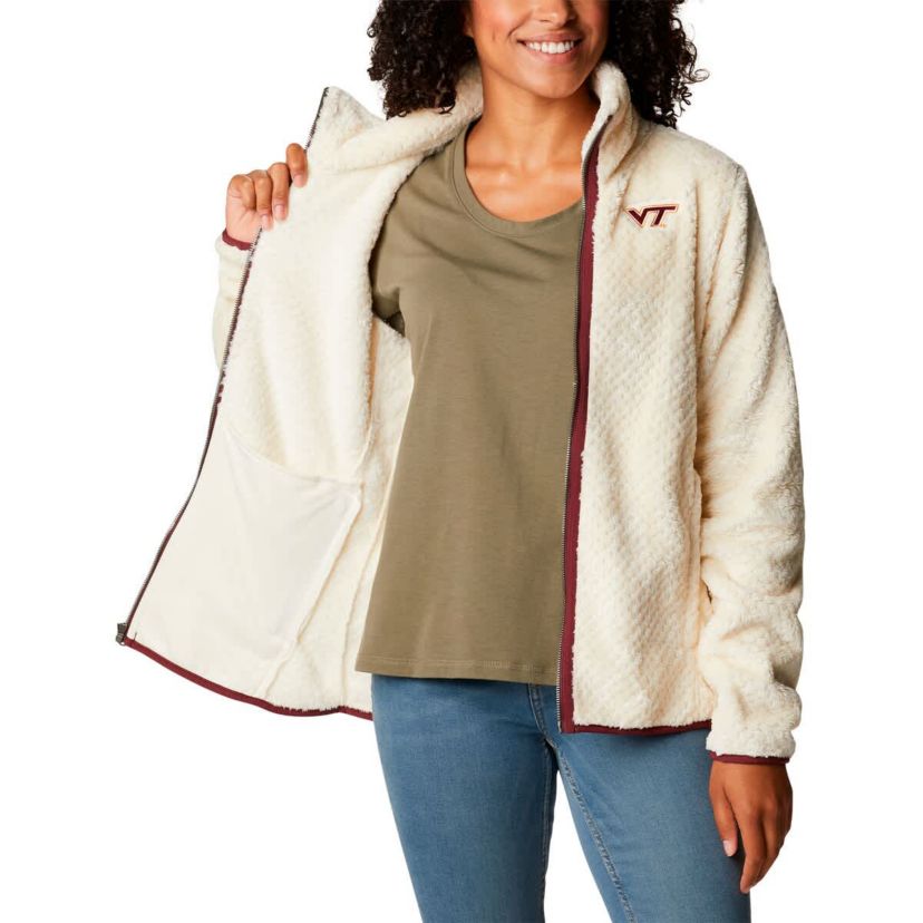 NCAA Virginia Tech Hokies Fireside II Sherpa Full-Zip Jacket