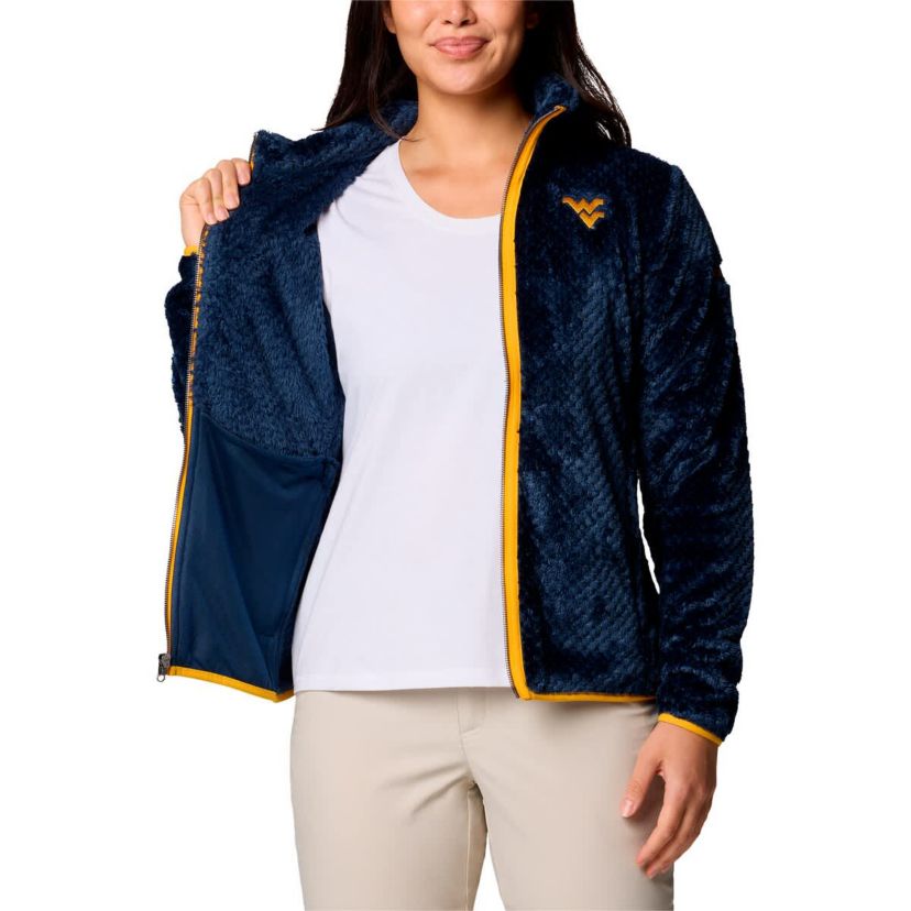 NCAA West Virginia Mountaineers Fireside II Sherpa Full-Zip Jacket