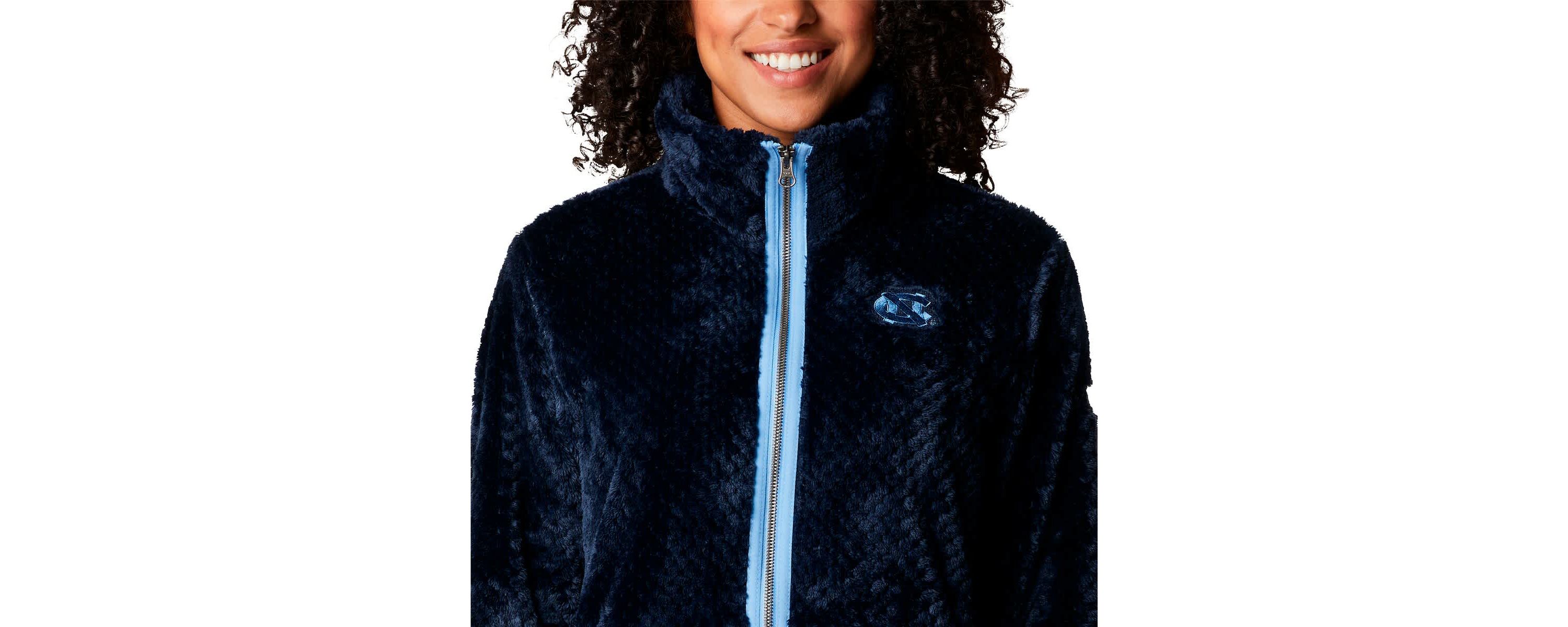NCAA North Carolina Tar Heels Fireside II Sherpa Full-Zip Jacket