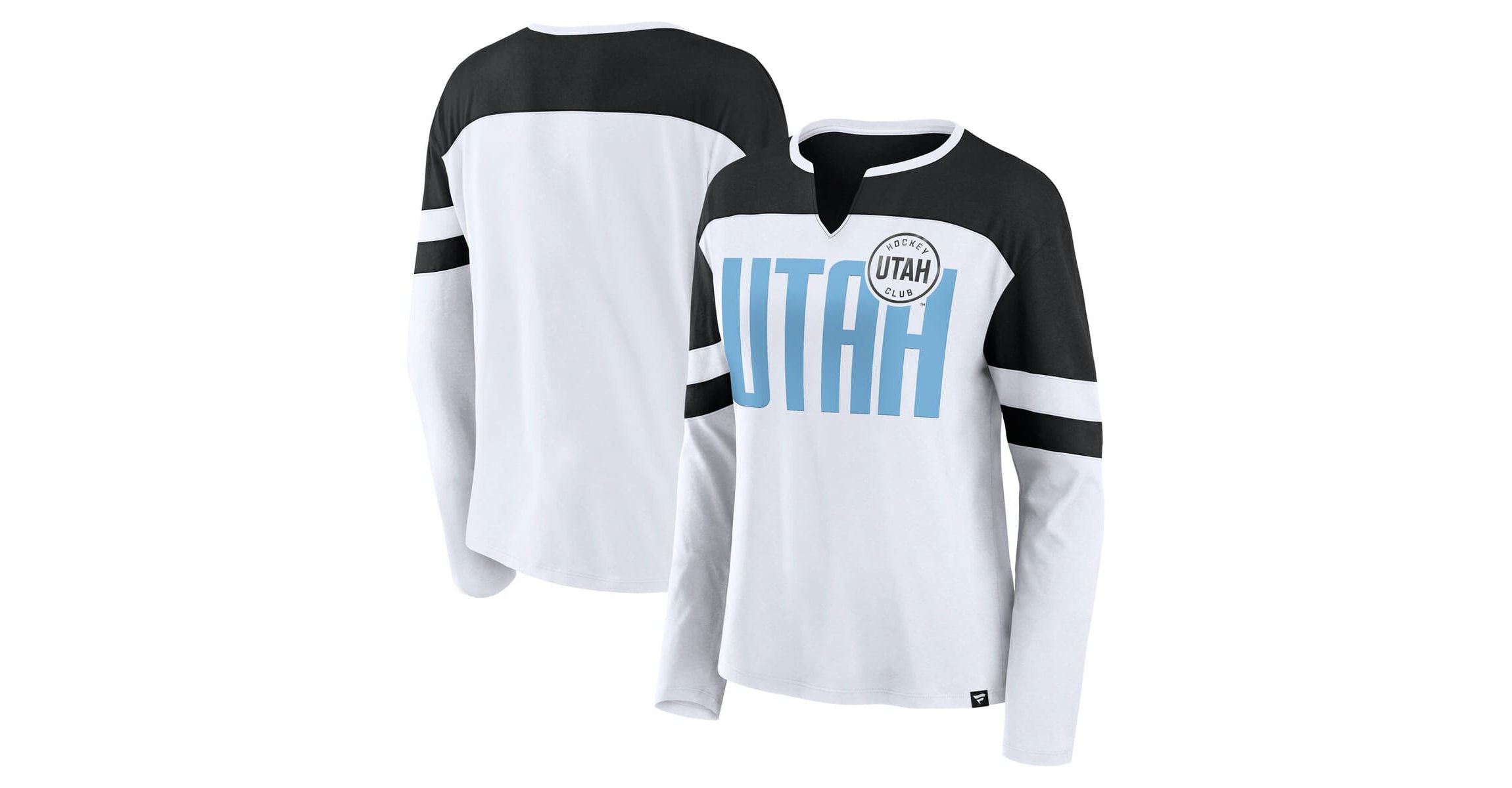 NHL Fanatics Utah Hockey Club Frozen Notch Neck Long Sleeve T-Shirt