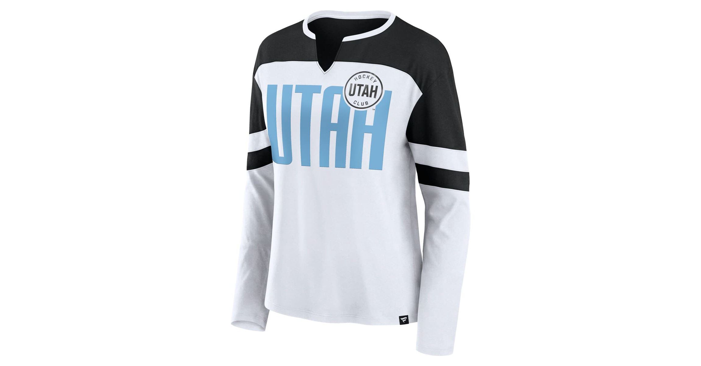NHL Fanatics Utah Hockey Club Frozen Notch Neck Long Sleeve T-Shirt