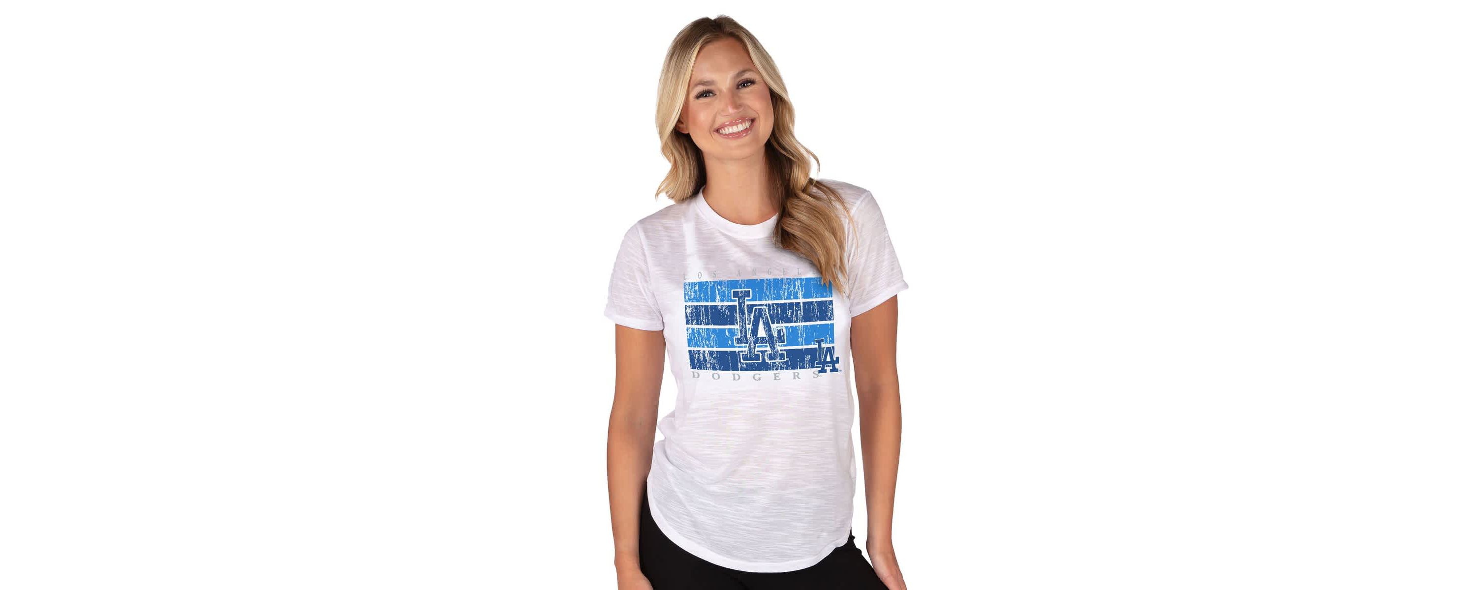 MLB Los Angeles Dodgers Infuse Knit Top