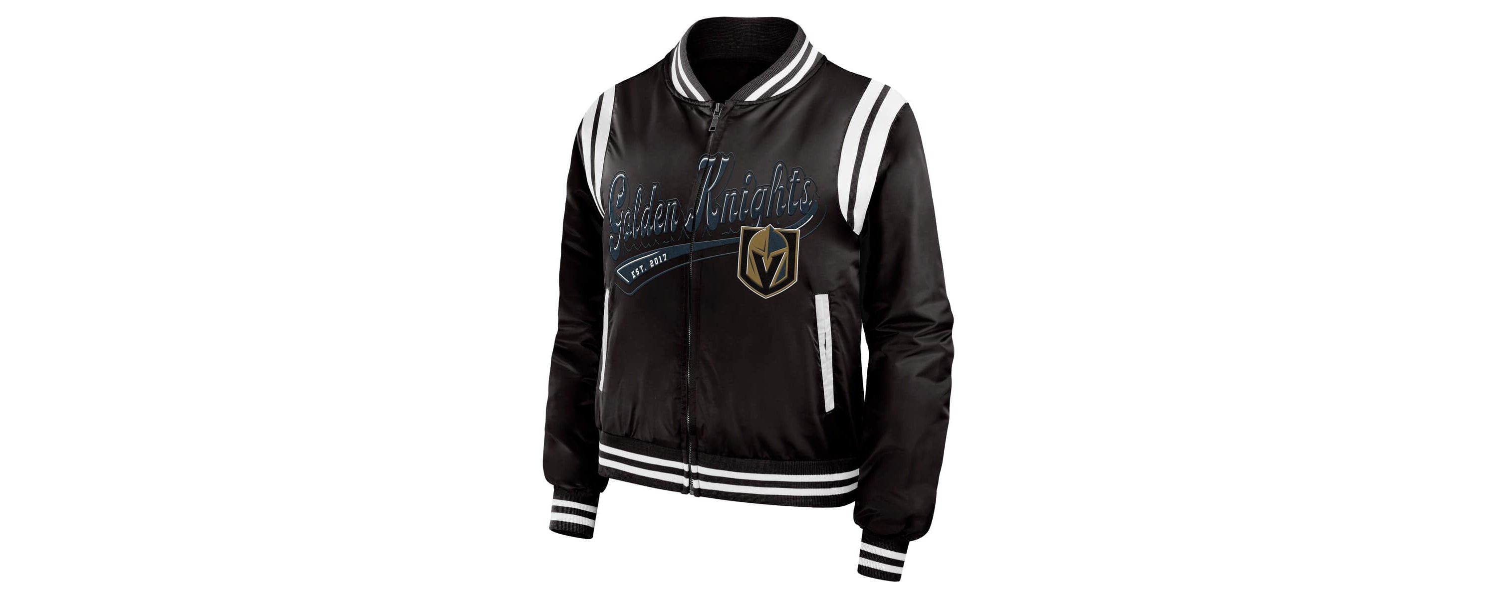 NHL Vegas Golden Knights Baller Full-Zip Bomber Jacket