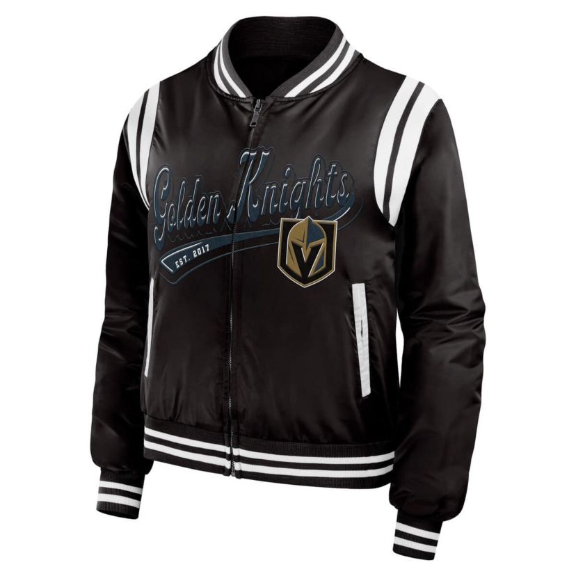 NHL Vegas Golden Knights Baller Full-Zip Bomber Jacket