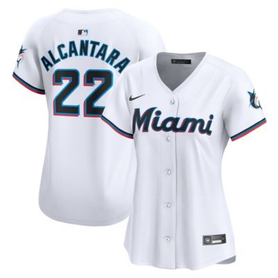 MLB Nike Sandy Alcantara Miami Marlins Home Limited Player Jersey