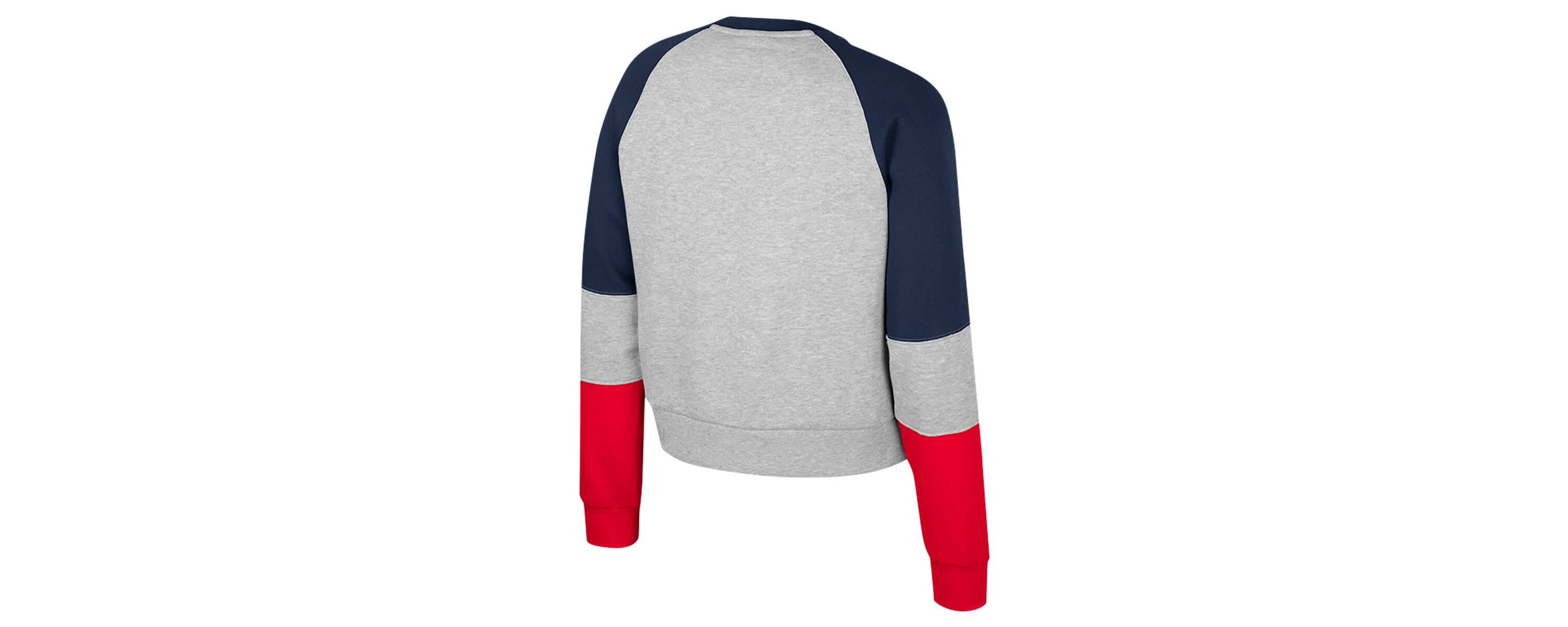 Connecticut Huskies NCAA UConn Huskies Katinka Rhinestone Scoop Neck Pullover Sweatshirt