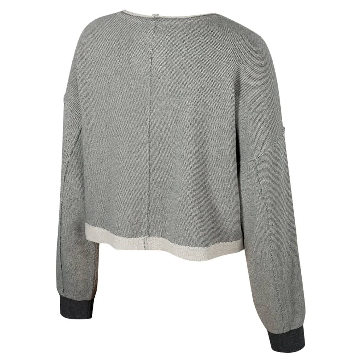 Alabama Crimson Tide NCAA Alabama Tide Magnum Scoop Neck Cropped Pullover Sweatshirt