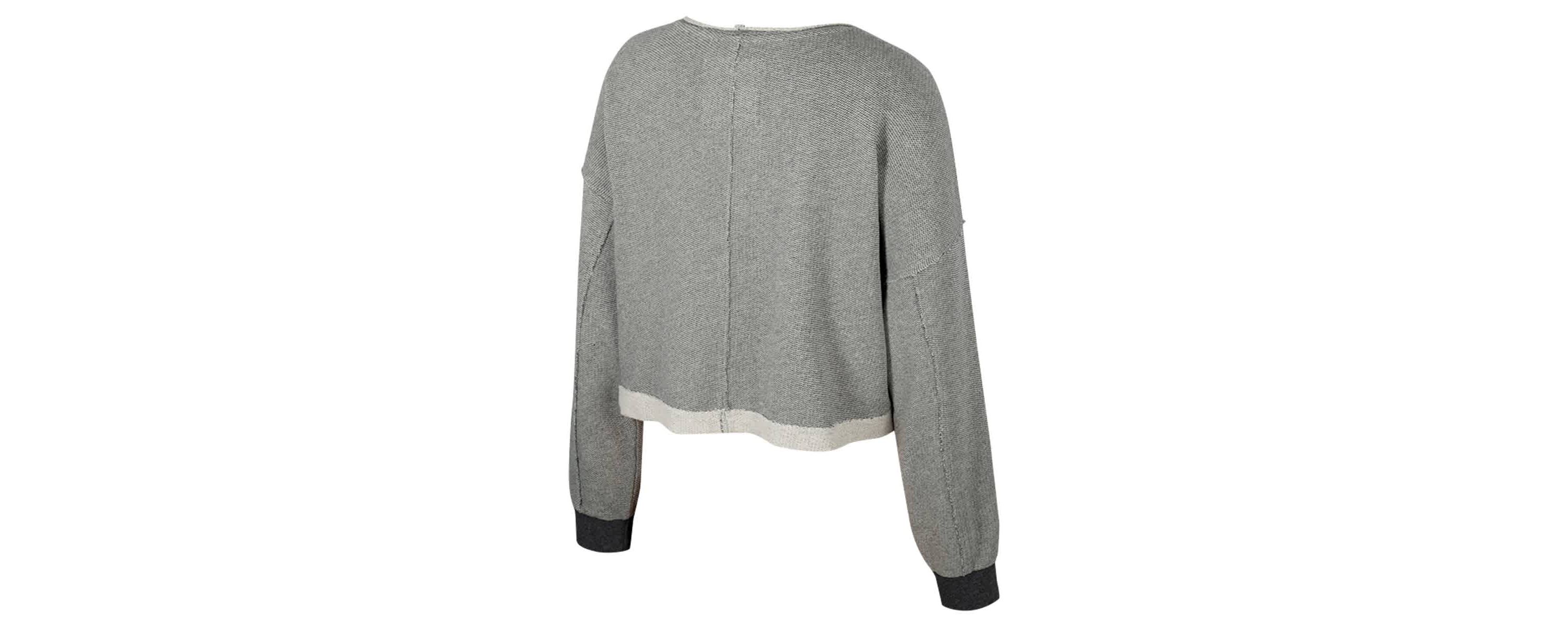 NCAA Indiana Hoosiers Magnum Scoop Neck Cropped Pullover Sweatshirt