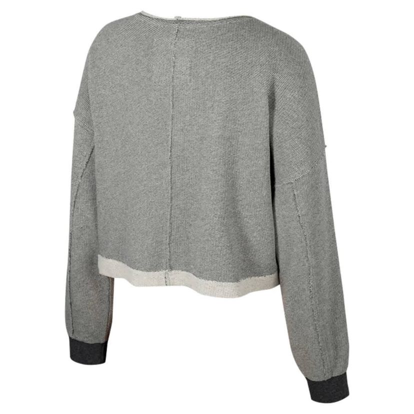 NCAA Indiana Hoosiers Magnum Scoop Neck Cropped Pullover Sweatshirt