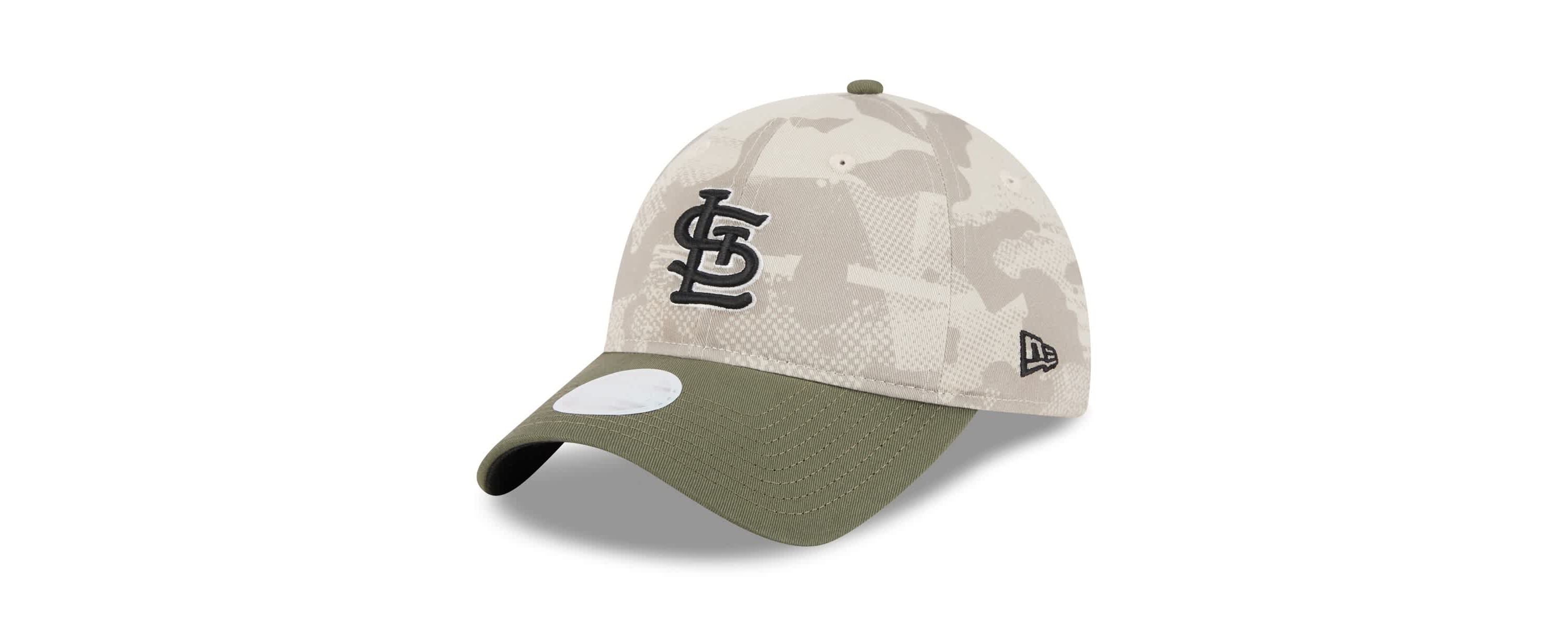MLB Light Beige/Olive St. Louis Cardinals 2025 Armed Forces Day 9TWENTY Adjustable Hat