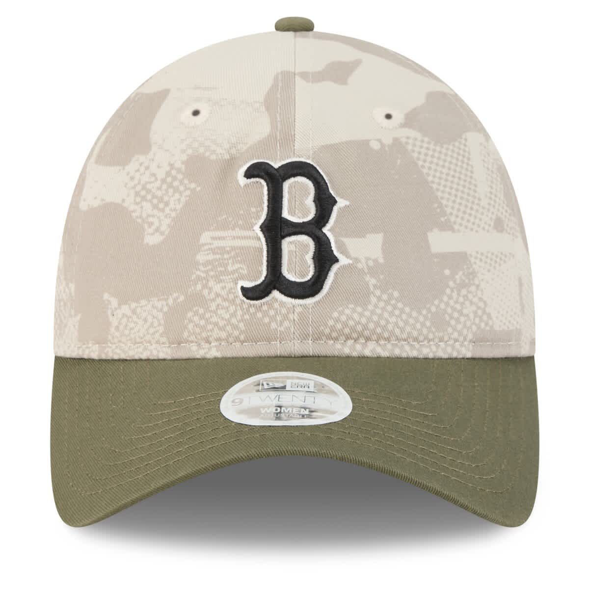 Boston Red Sox MLB Light Beige/Olive Boston Sox 2025 Armed Forces Day 9TWENTY Adjustable Hat