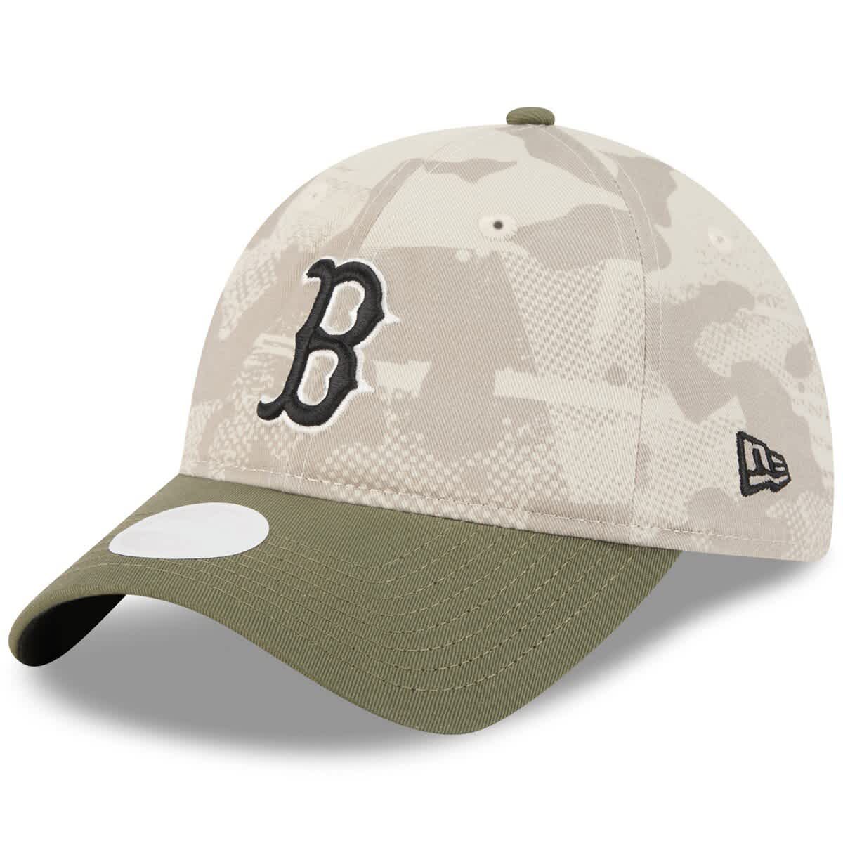 Boston Red Sox MLB Light Beige/Olive Boston Sox 2025 Armed Forces Day 9TWENTY Adjustable Hat