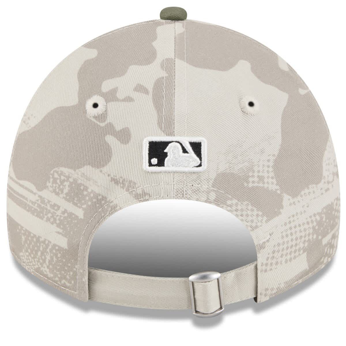 MLB Light Beige/Olive Chicago Cubs 2025 Armed Forces Day 9TWENTY Adjustable Hat