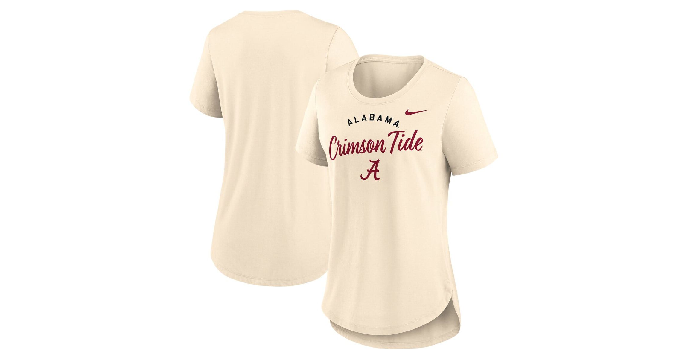Alabama Crimson Tide NCAA Nike Alabama Tide Script Logo Tri-Blend T-Shirt