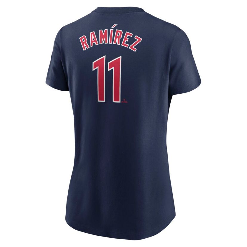 MLB Nike Jose Ramirez Cleveland Guardians Fuse Name & Number T-Shirt