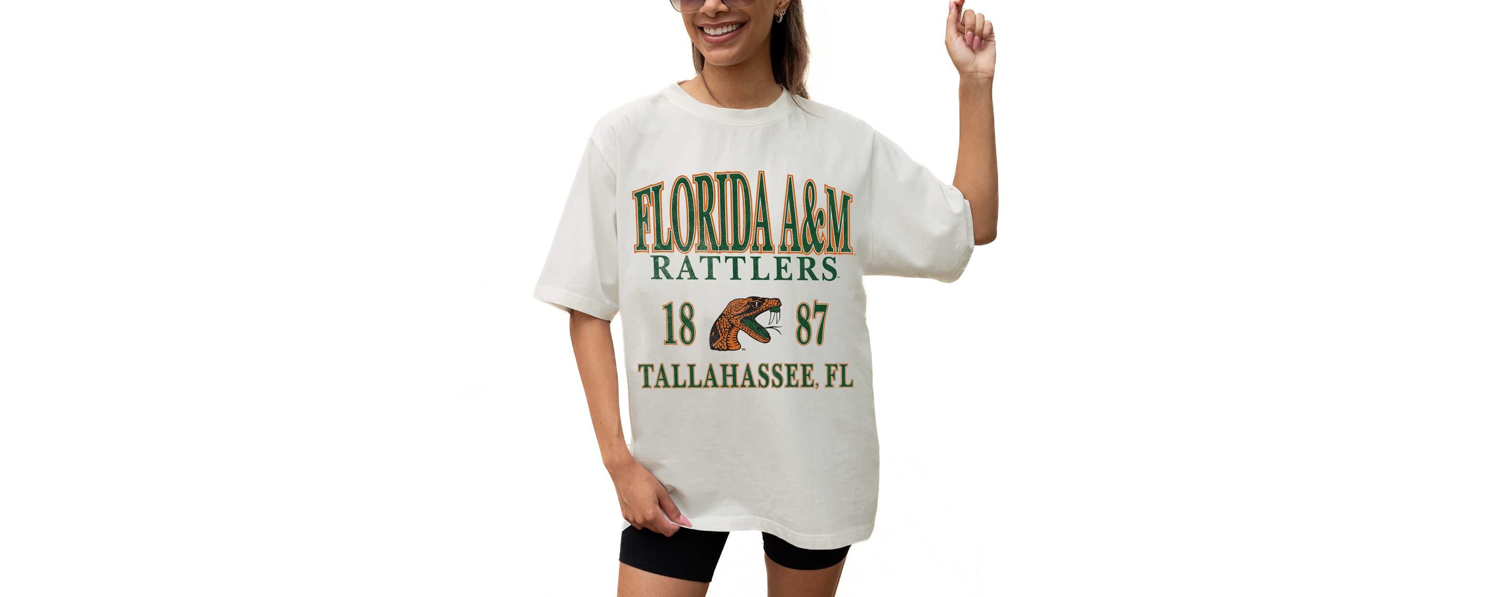 NCAA Florida A&M Rattlers Unity Oversized T-Shirt