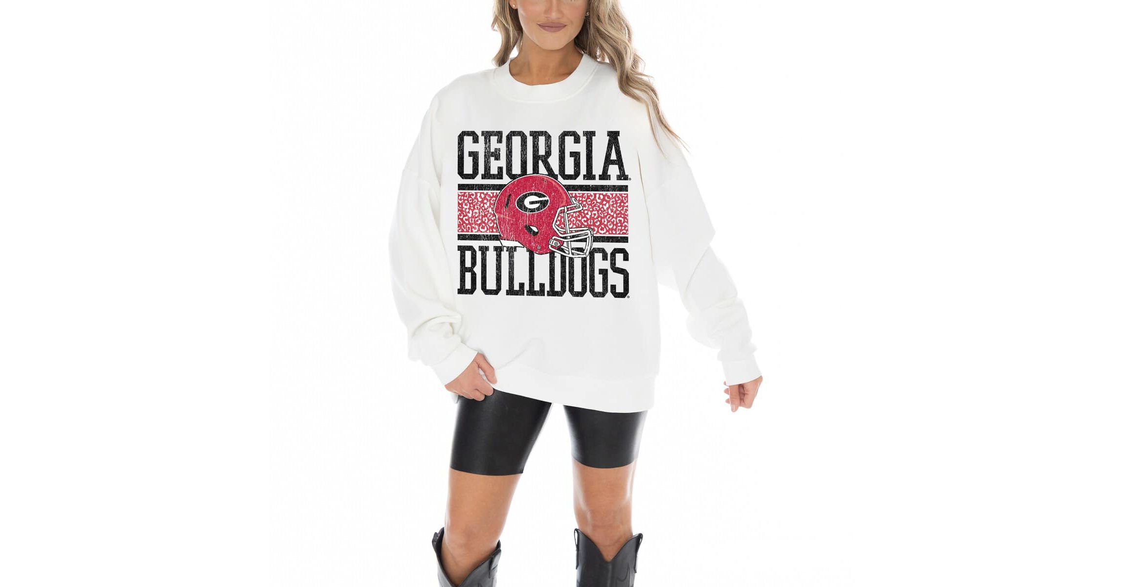 NCAA Georgia Bulldogs Fair Catch Pullover Sweatshirt
