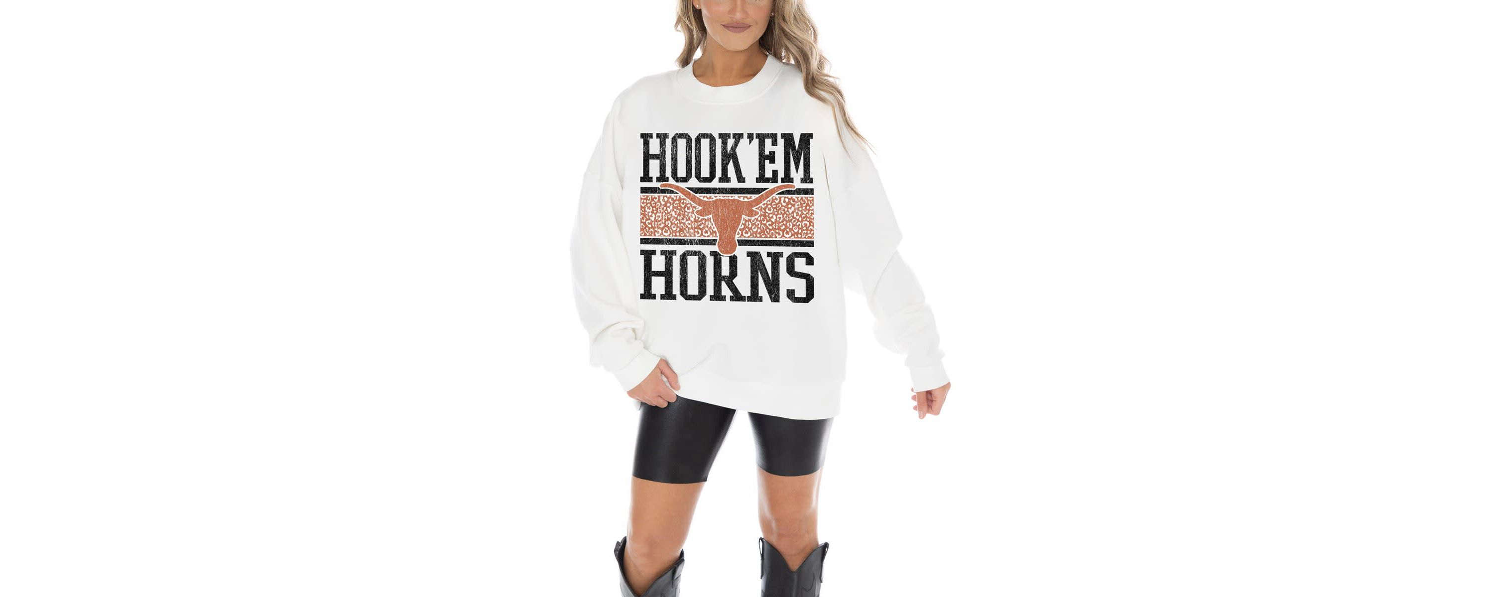 NCAA Texas Longhorns Fair Catch Pullover Sweatshirt