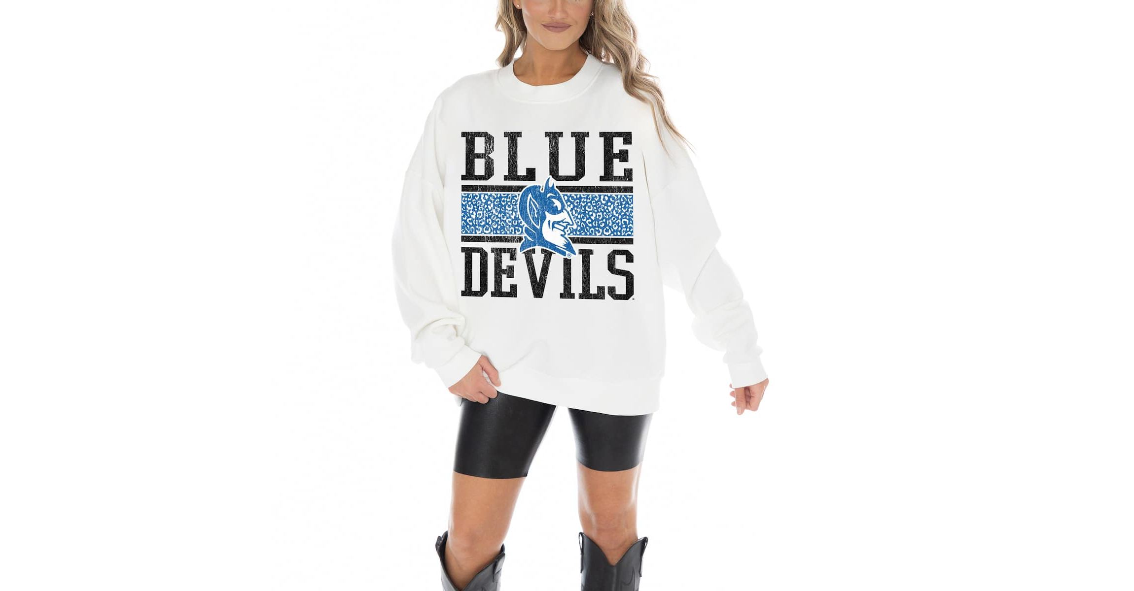 Duke Blue Devils NCAA Duke Devils Fair Catch Pullover Sweatshirt