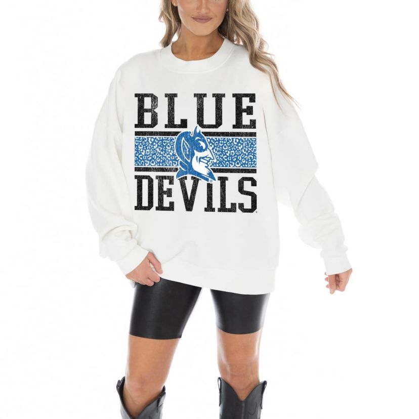 Duke Blue Devils NCAA Duke Devils Fair Catch Pullover Sweatshirt