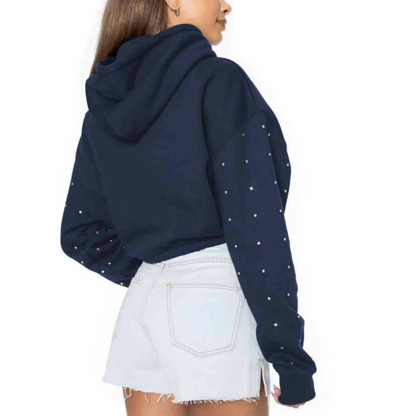 NCAA Notre Dame Fighting Irish Like A Star Scrunch Waist Pullover Hoodie