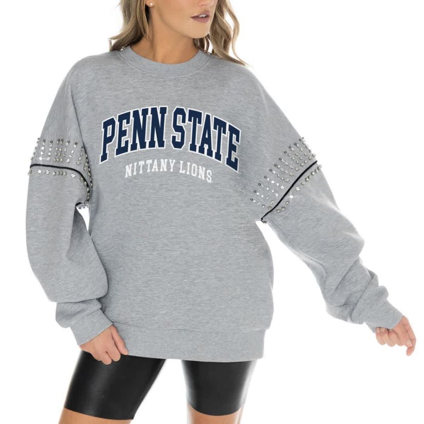 NCAA Penn State Nittany Lions Competitive Edge Oversized Fleece Pullover Sweatshirt