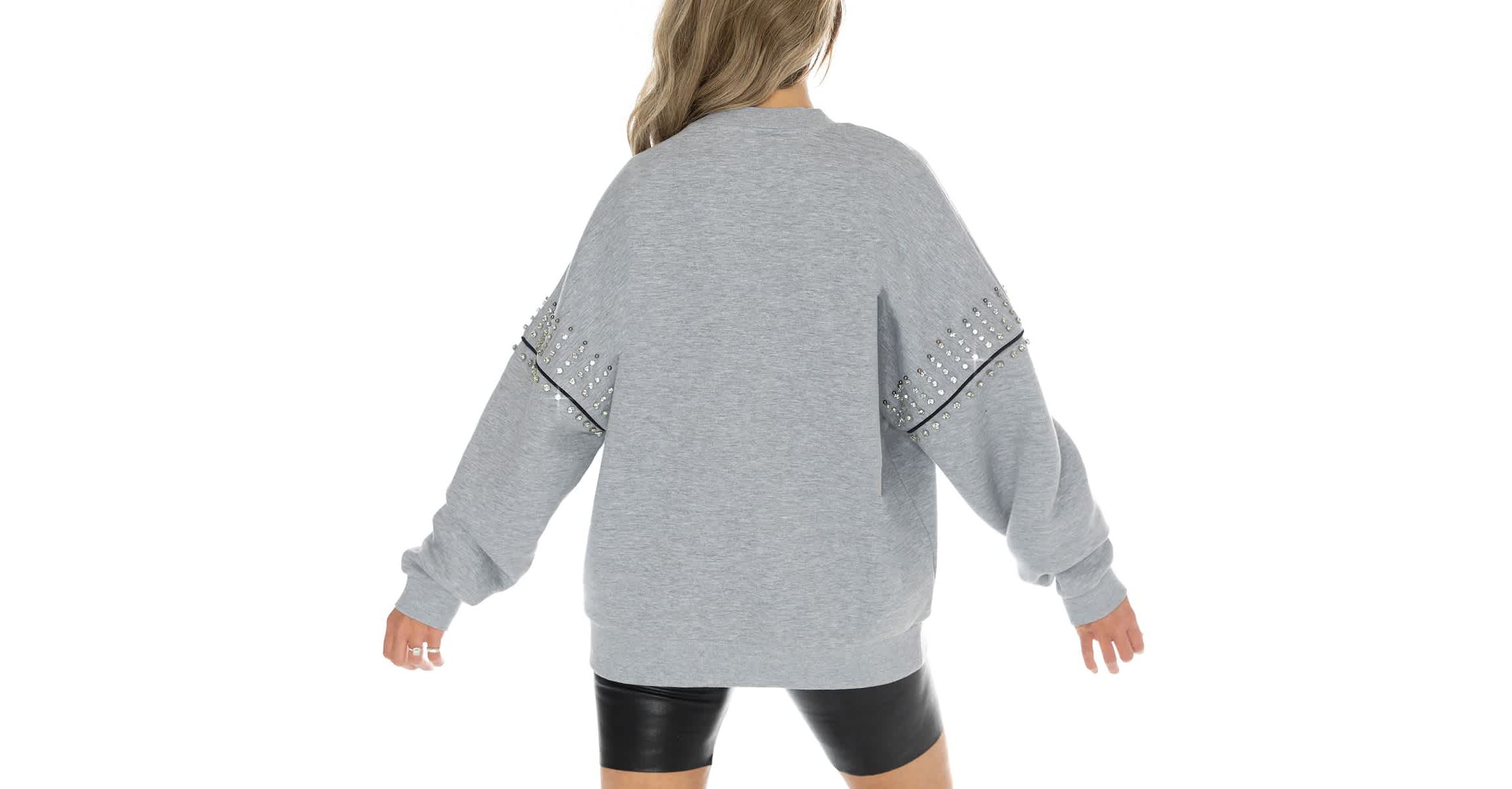 NCAA Ohio State Buckeyes Competitive Edge Oversized Fleece Pullover Sweatshirt